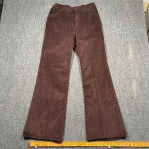Vintage Levi Brown Corduroy Flare Pants Men Size 36x34 (Fits 28x31)